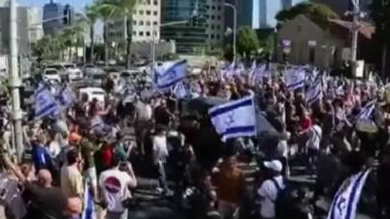 Tel Aviv protest