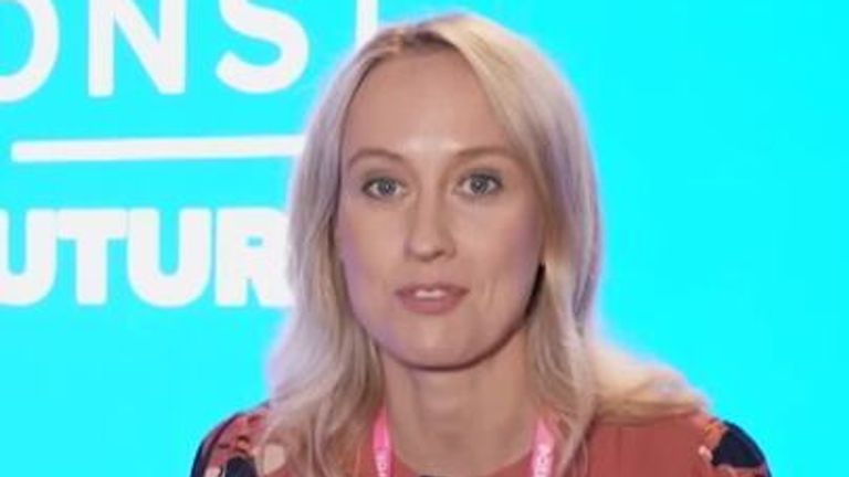 Sophy Ridge at the Conservative Party Conference