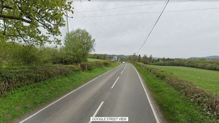 A476 near Ffairfach, Carmarthenshire