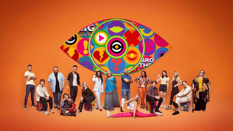 Undated handout CGI issued by Big Brother/Initial/ITV of the Big Brother housemates. The reality series returned to ITV on Sunday, after it was axed by Channel 5 amid a ratings slump in 2018, with new hosts AJ Odudu and Will Best introducing a batch of 16 contestants to the brand-new house in front of a live studio audience. Issue date: Sunday October 8, 2023.