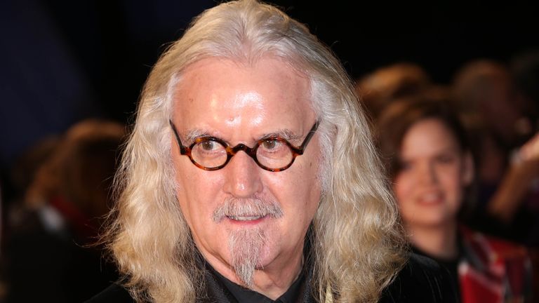 Billy Connolly poses for photographers upon arrival at the National Television Awards in London, Wednesday, Jan. 20, 2016. (Photo by Joel Ryan/Invision/AP)