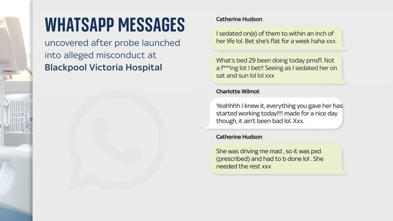WhatsApp messages uncovered during a probe