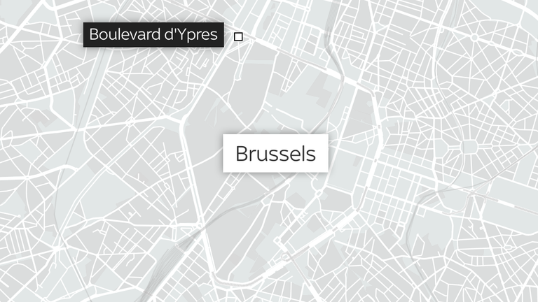 The shooting took near the Boulevard d'Ypres in Brussels, Belgium