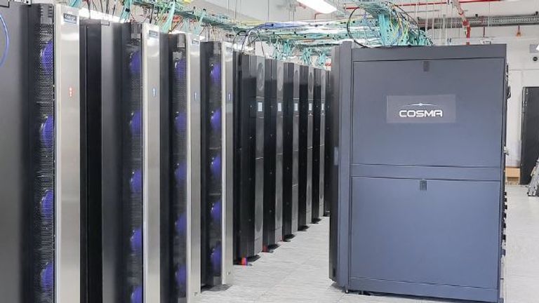 The Cosmology Machine 8 has the power of 17,000 home PCs. Pic: Durham University