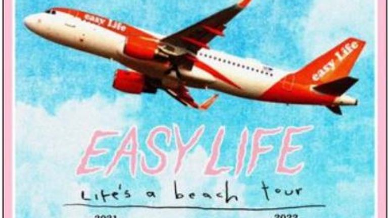 Easy Life's Life's A Beach tour poster