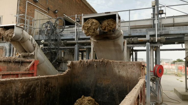 Inside the UK sewage plant turning your poo into power