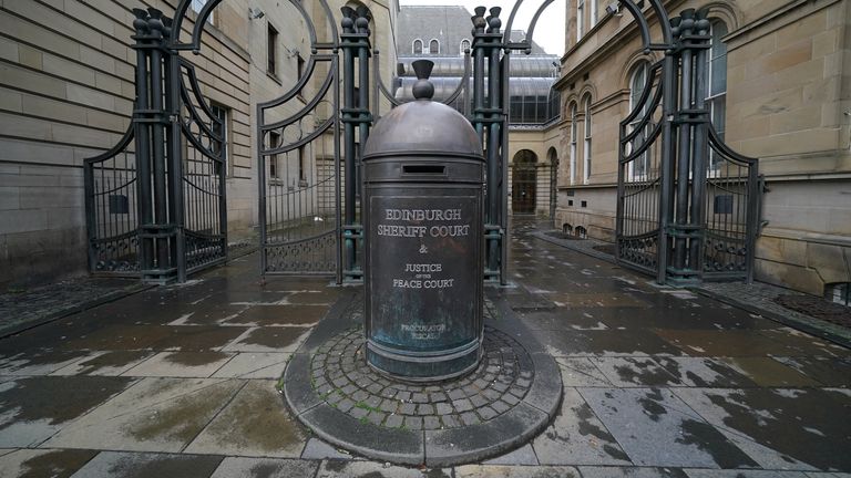 A general view of Edinburgh Sheriff and Justice of the Peace Court