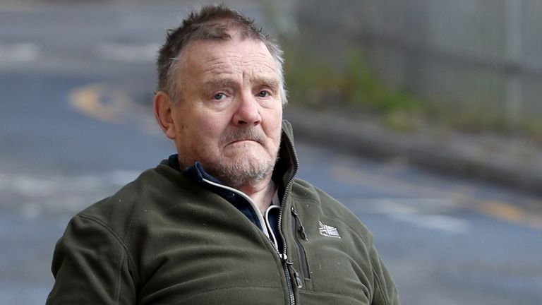 Edward Cairney at the High Court in Glasgow during the murder trial in 2019