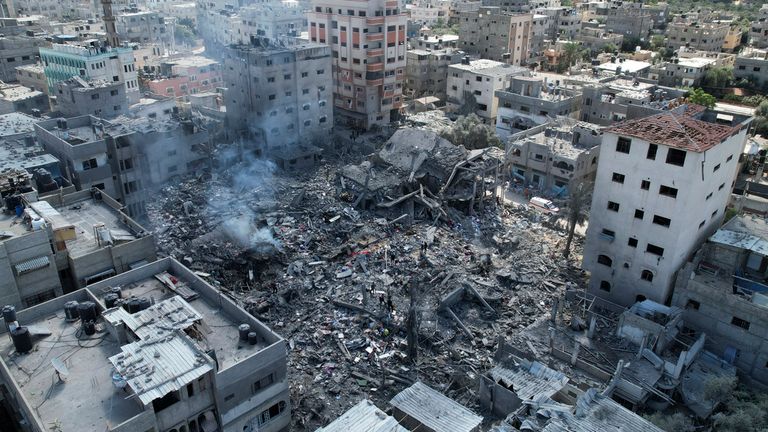 Gaza has been targeted with airstrikes 