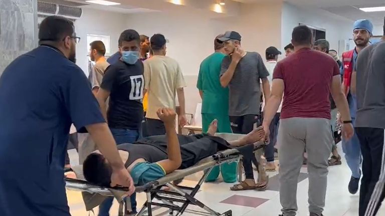 Inside the hospital in Gaza where supplies are running low
