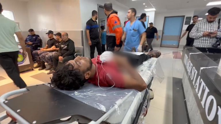 Six emergency response workers were killed in Gaza City overnight into October 16, Palestinian Civil Defense said, blaming an Israeli strike.

