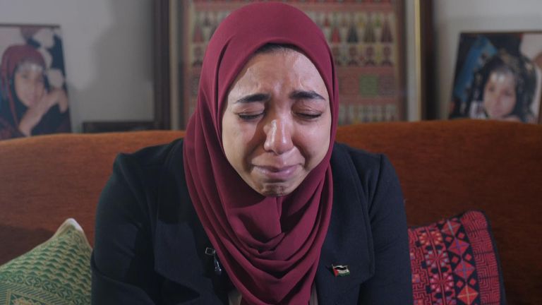 Wafaa Shamallakh lost 10 family members in one airstrike in Gaza