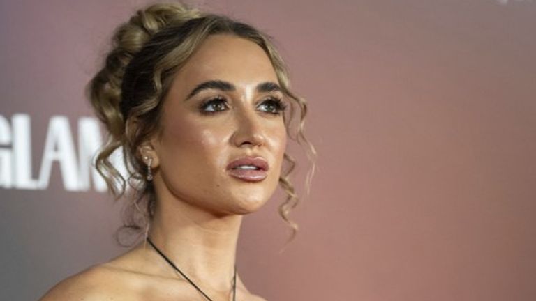 Georgia Harrison poses for photographers upon arrival at the Glamour Women of the Year Awards 2023 on Tuesday, Oct. 17, 2023 in London. (Scott Garfitt/Invision/AP)


