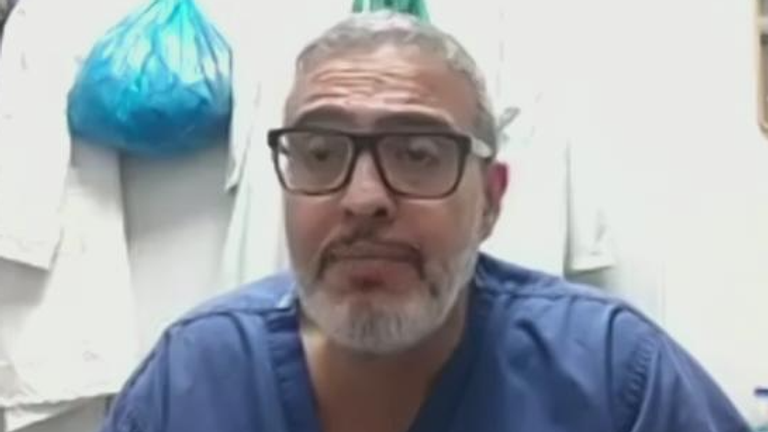 Dr Ghassan Abu-Sittah, a doctor from north London who is currently working in Gaza