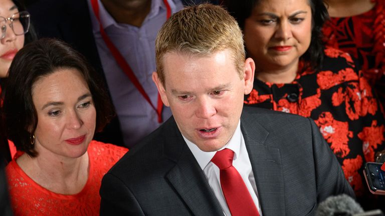 Chris Hipkins conceded defeat. Pic: AP