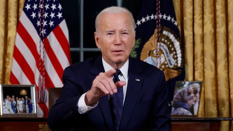 Joe Biden delivers a prime-time address about his approaches to the conflict between Israel and Hamas, humanitarian assistance in Gaza and continued support for Ukraine