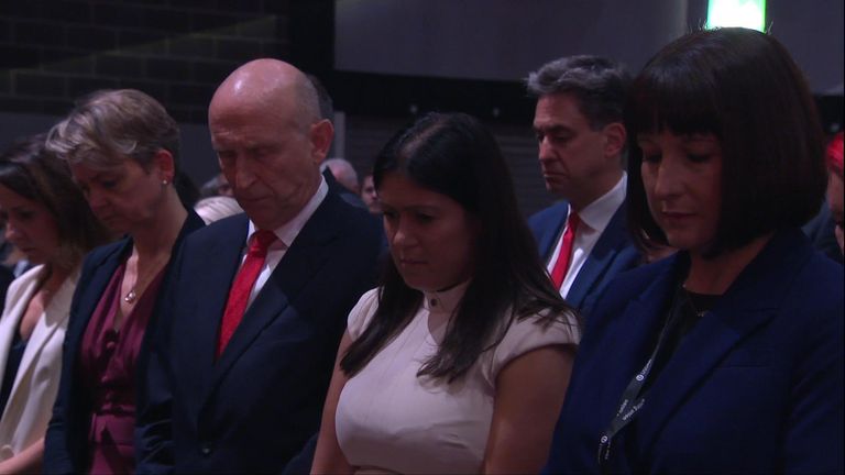 Labour party conference minute&#39;s silence