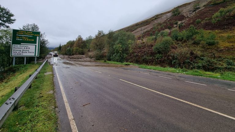 The clean-up on the A83 continues. Pic: Bear Scotland