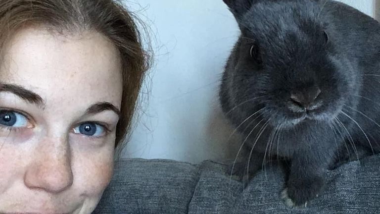 Leanne Freeman&#39;s house rabbit Thumper died after suffering from the effects of a parasite called E cuniculi. She had him created at Cherry Tree Pet Crematorium in Kent