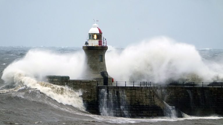 File photo dated 07/02/21 of South Shields lighthouse