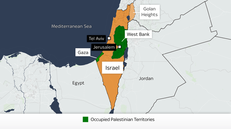 What is the two-state solution for Israel and Palestinians? | World News |  Sky News