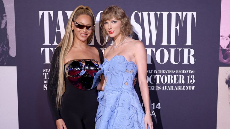  Beyonce Knowles-Carter and Taylor Swift attend the "Taylor Swift: The Eras Tour" Concert Movie World Premiere at AMC
Pic: TAS/Getty Images  