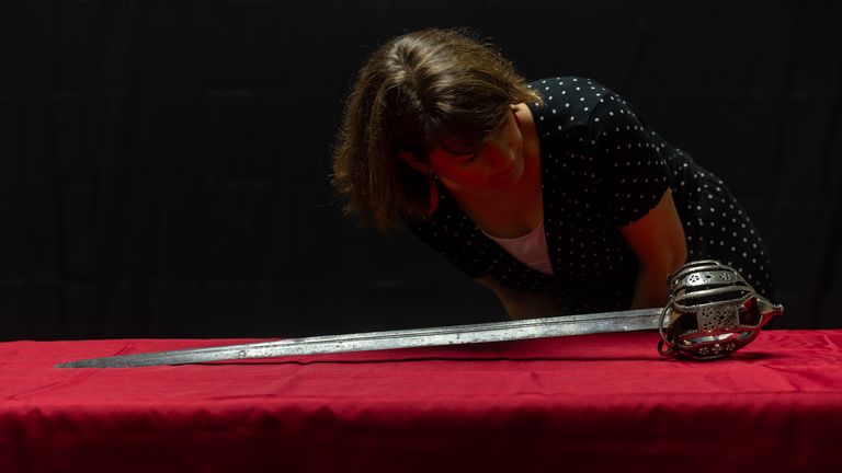 It will be the first time the sword has returned to Scotland since it was made in 1739