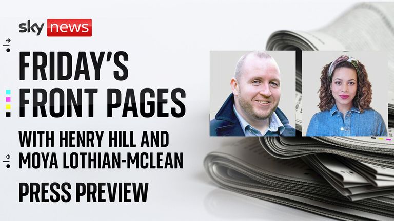 Press Preview: Friday's papers | News UK Video News | Sky News