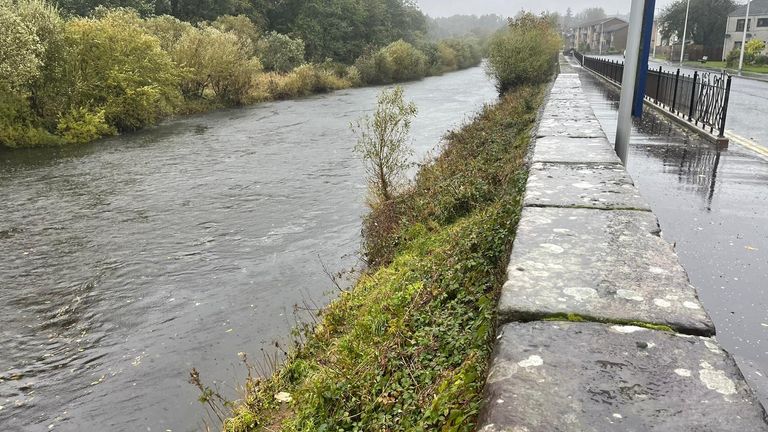 The River South Esk in Brechin