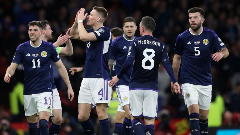 Scotland Qualify For Euro 2024 After Spain Beat Haaland S Norway UK   Skynews Scotland Scott Mctominay 6322589 