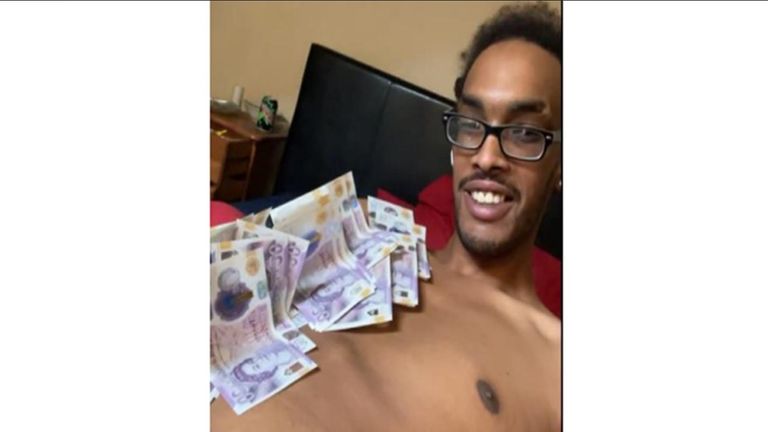 The 'smug' dealer boasted about his luxury lifestyle in videos on his phone Pic: South Yorkshire Police 