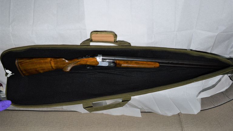 Stephen Alderton&#39;s Beretta shotgun