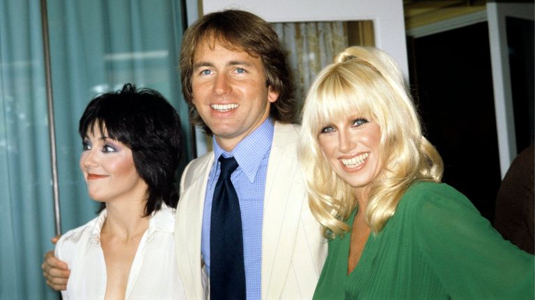 Joyce DeWitt, John Ritter and Suzanne Somers
Pic:IPX/AP