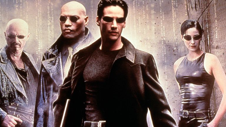 The Matrix, Joe Pantoliano, Laurence Fishburne, Keanu Reeves, Carrie-anne Moss

1999
