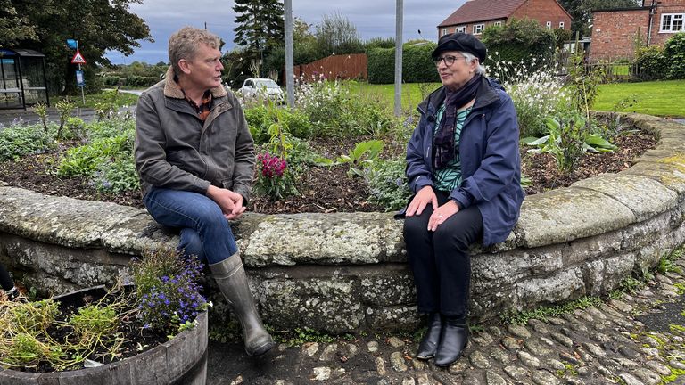 Tom Heap pictured with Reverend Jackie Cray