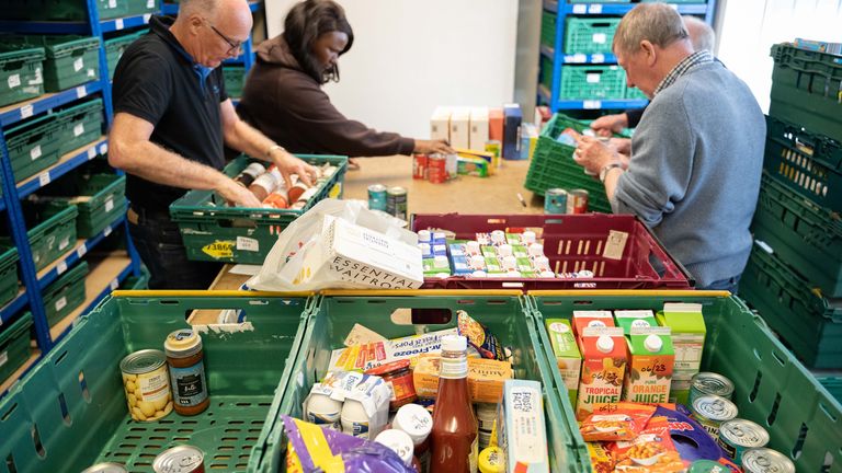 Cost of living: Record one million emergency food bank parcels expected ...