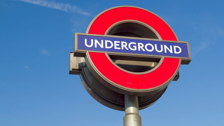 "London, UK - August 1, 2011: Image of traditional London Underground Sign."
