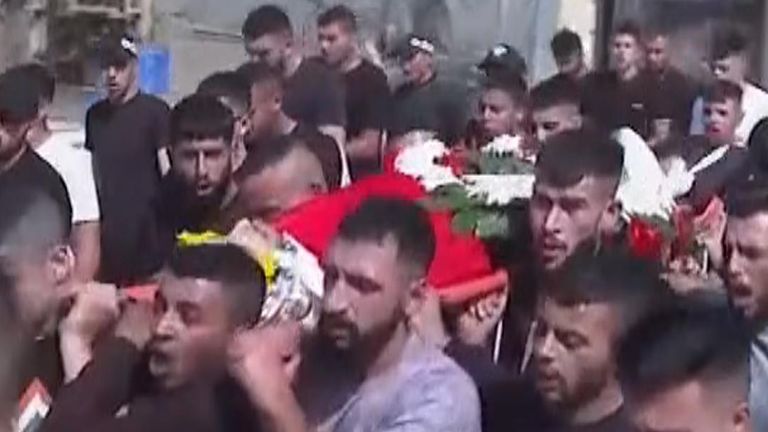 Israel Gaza Funeral Held For 19 Year Old Palestinian Man Killed During Clashes In The West Bank 