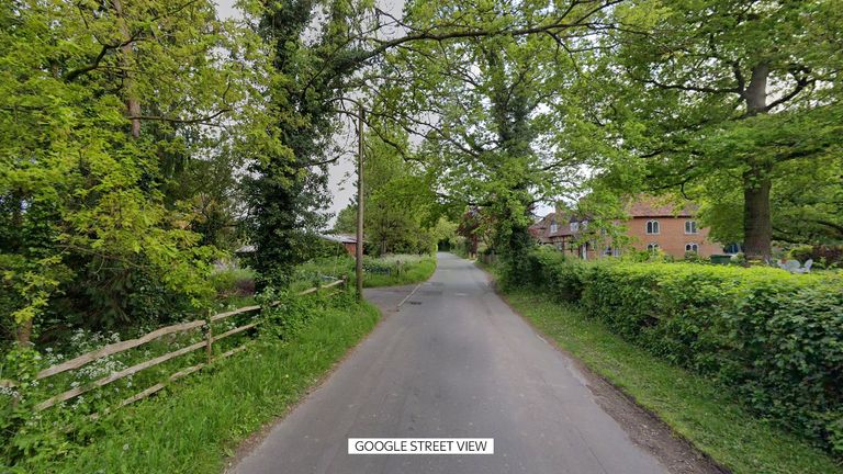 The incident occurred  on a footpath in an open meadow close to Woolley Firs and Cherry Garden Lane
