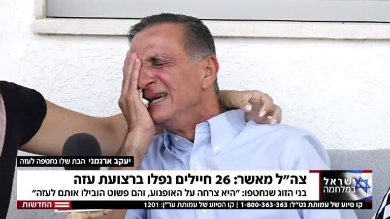 Yakov Argamani, father of Noa, woman kidnapped in Gaza 