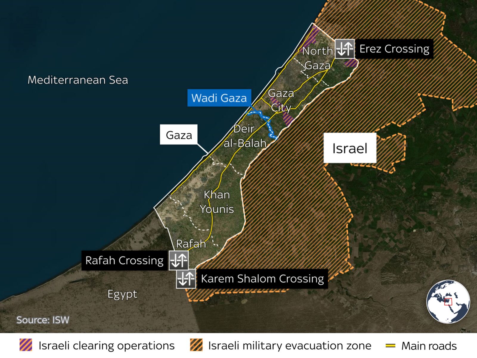 Aid is getting into Gaza via the Israel-Egypt border - but it's stop ...