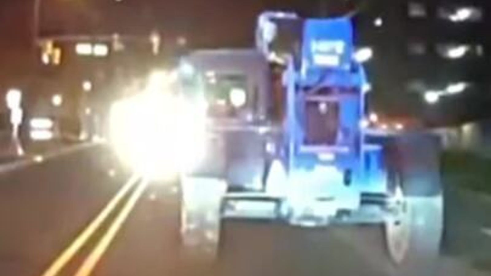 Michigan 12yearold boy leads police on chase in stolen forklift US