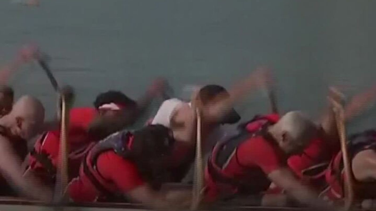 Prince William tries dragon boat racing in Singapore | World News | Sky ...