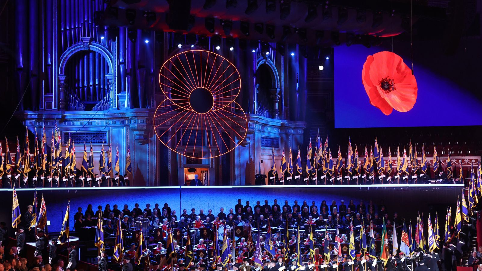 Emotional King unveils statues of late parents at the Royal Albert Hall