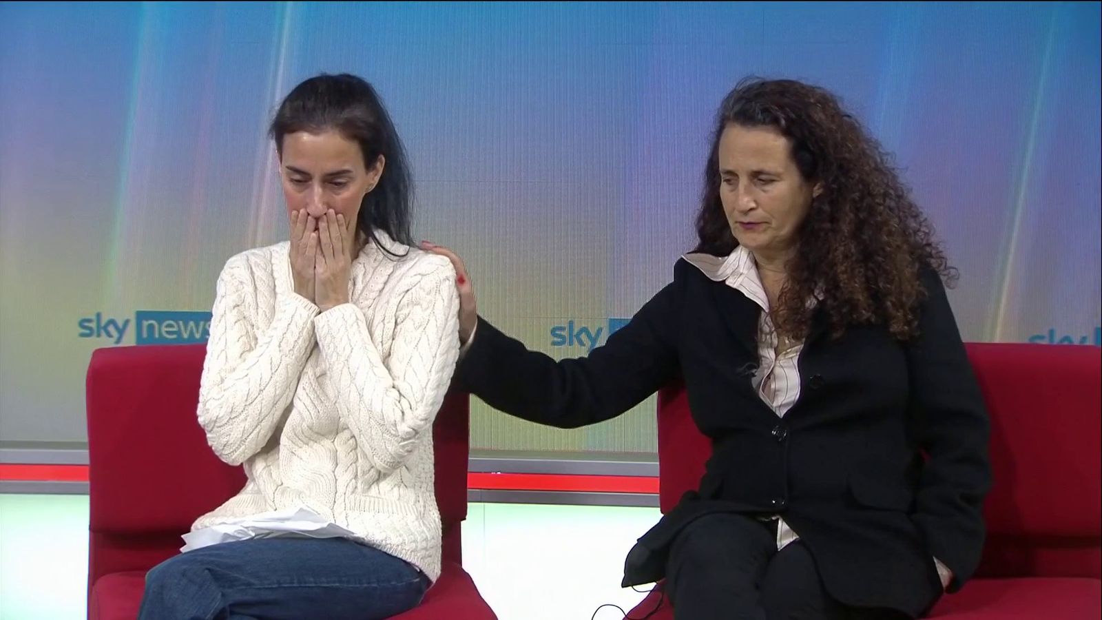 IsraelHamas war Mother who escaped Hamas kidnapping breaks down in TV