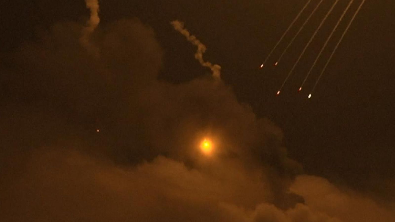 Israel-Hamas war: Flares and explosions as Israeli troops say they have ...