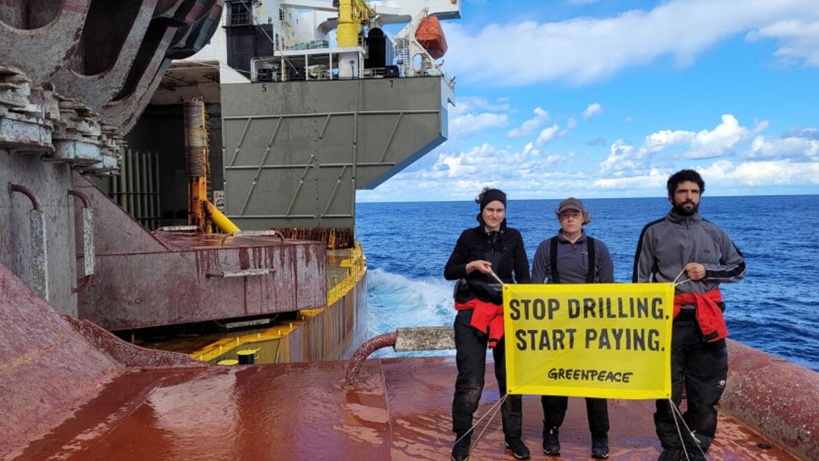 Greenpeace facing £7m 'intimidation' lawsuit over at-sea Shell protest