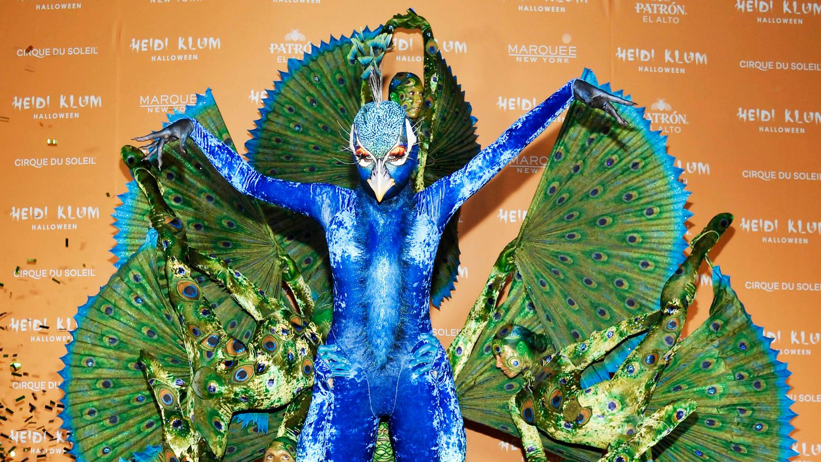 Heidi Klum goes all out for Halloween once more as celebs don their