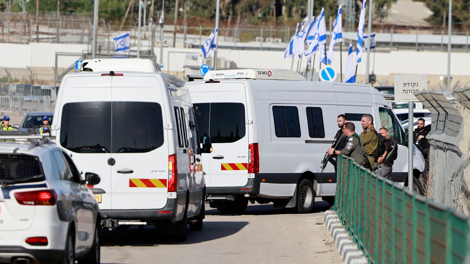 Israel to release 39 prisoners as it prepares to receive hostages released by Hamas amid truce