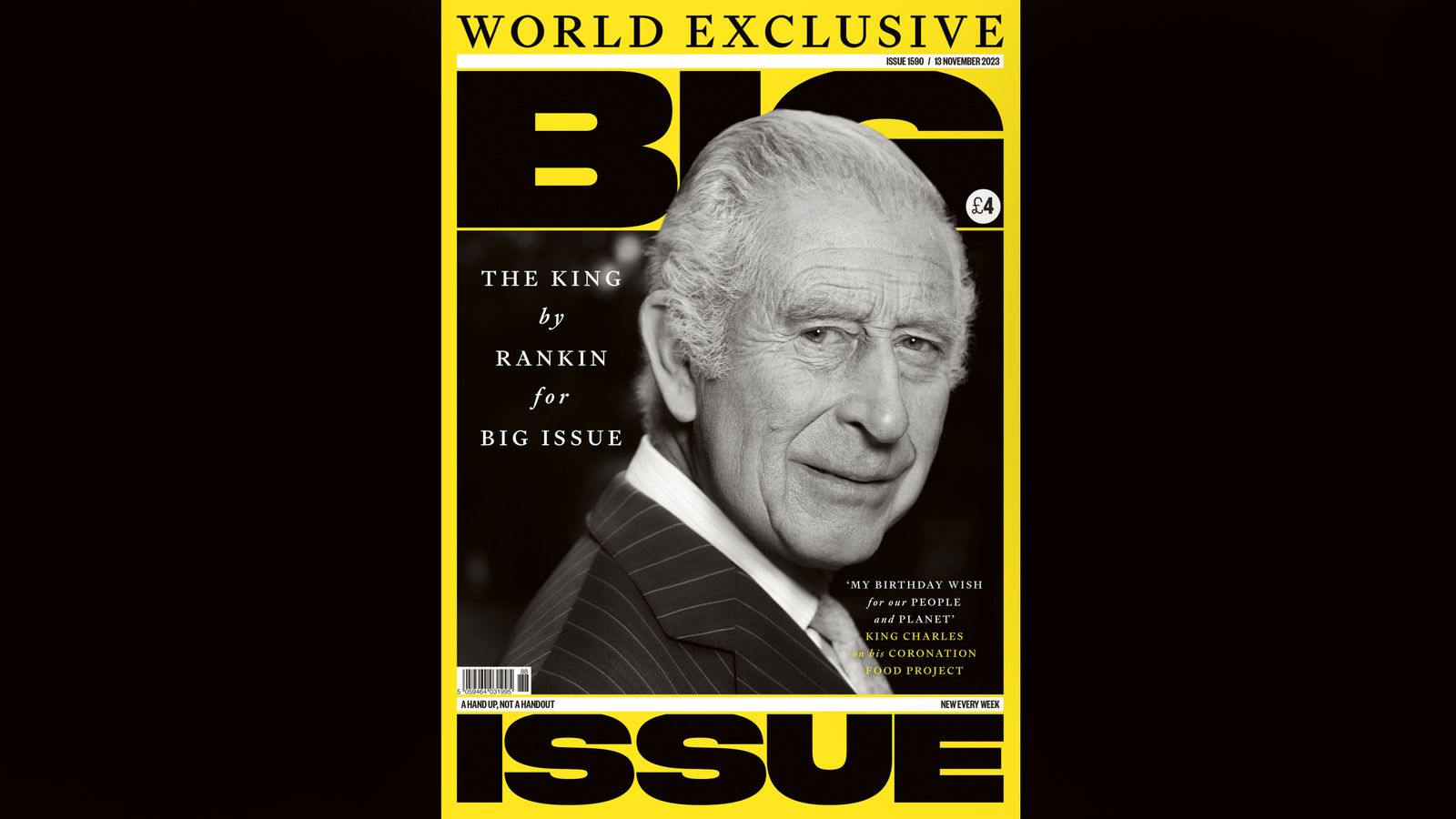 King Charles will appear on cover of Big Issue ahead of his 75th birthday